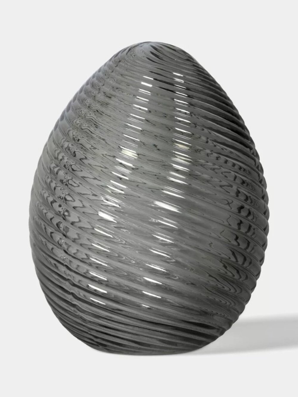 Glass Egg Decorative Object - Green